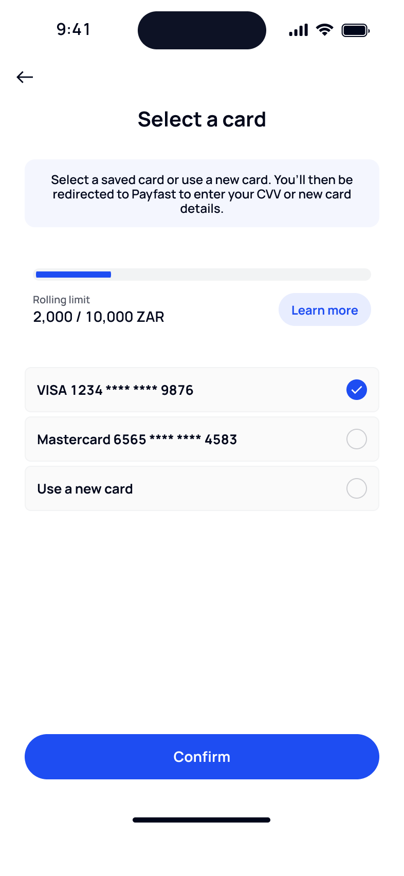 How to deposit Rand (ZAR) using South African credit or debit cards? – VALR  Help Center